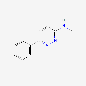 molecular formula C11H11N3 B2409193 N-methyl-6-phenylpyridazin-3-amine CAS No. 14966-92-8