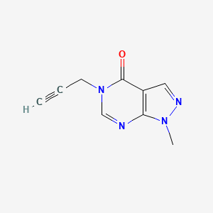 1-Methyl-5-prop-2-ynylpyrazolo[3,4-d]pyrimidin-4-one