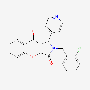 2-(2-Chlorobenzyl)-1-(pyridin-4-yl)-1,2-dihydrochromeno[2,3-c]pyrrole-3,9-dione