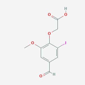 (4-Formyl-2-iodo-6-methoxyphenoxy)acetic acid