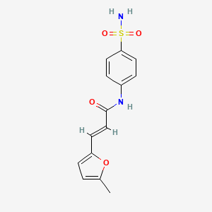 (2E)-3-(5-methylfuran-2-yl)-N-(4-sulfamoylphenyl)prop-2-enamide