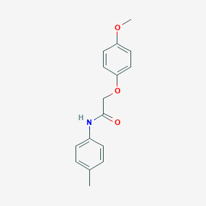 molecular formula C16H17NO3 B240923 2-(4-methoxyphenoxy)-N-(4-methylphenyl)acetamide 