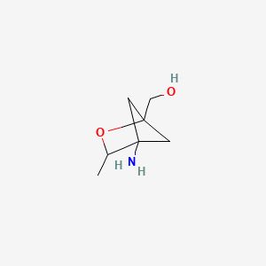 (4-Amino-3-methyl-2-oxabicyclo[2.1.1]hexan-1-yl)methanol