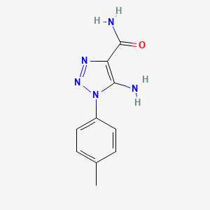 5-amino-1-(4-methylphenyl)-1H-1,2,3-triazole-4-carboxamide