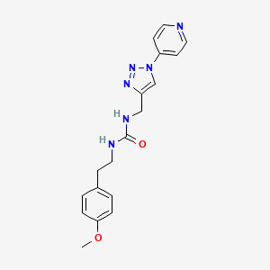1-(4-methoxyphenethyl)-3-((1-(pyridin-4-yl)-1H-1,2,3-triazol-4-yl)methyl)urea