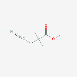 Methyl 2,2-dimethylpent-4-ynoate