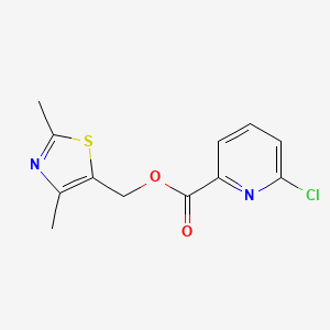 (2,4-Dimethyl-1,3-thiazol-5-YL)methyl 6-chloropyridine-2-carboxylate