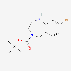 Tert-butyl 8-bromo-1,2,3,5-tetrahydro-1,4-benzodiazepine-4-carboxylate