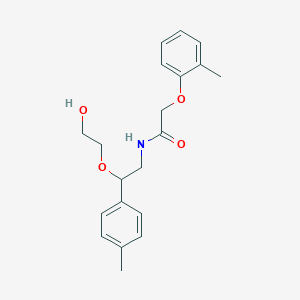 N-(2-(2-hydroxyethoxy)-2-(p-tolyl)ethyl)-2-(o-tolyloxy)acetamide