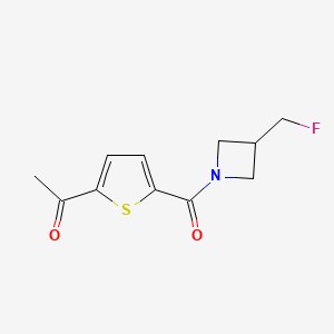 1-(5-(3-(Fluoromethyl)azetidine-1-carbonyl)thiophen-2-yl)ethanone