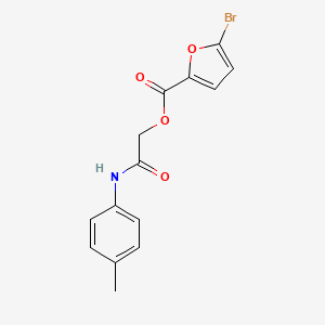 2-Oxo-2-(p-tolylamino)ethyl 5-bromofuran-2-carboxylate