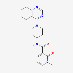 1-methyl-2-oxo-N-(1-(5,6,7,8-tetrahydroquinazolin-4-yl)piperidin-4-yl)-1,2-dihydropyridine-3-carboxamide