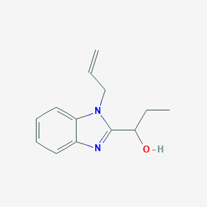 molecular formula C13H16N2O B240934 1-(1-allyl-1H-benzimidazol-2-yl)-1-propanol 
