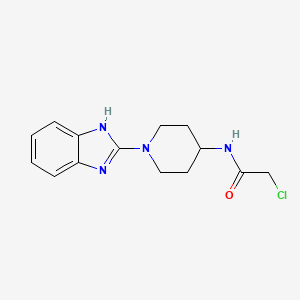 N-[1-(1H-Benzimidazol-2-yl)piperidin-4-yl]-2-chloroacetamide