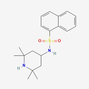 N-(2,2,6,6-tetramethylpiperidin-4-yl)naphthalene-1-sulfonamide