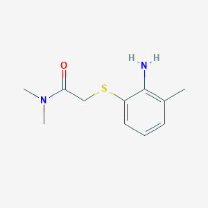 2-[(2-amino-3-methylphenyl)sulfanyl]-N,N-dimethylacetamide