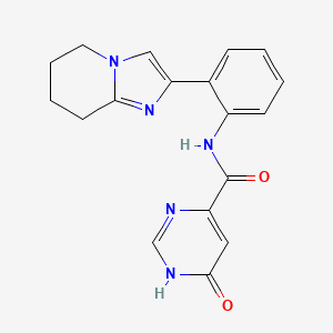 6-hydroxy-N-(2-(5,6,7,8-tetrahydroimidazo[1,2-a]pyridin-2-yl)phenyl)pyrimidine-4-carboxamide