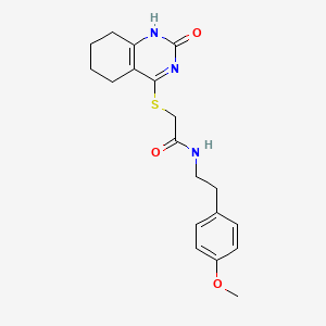 N-(4-methoxyphenethyl)-2-((2-oxo-1,2,5,6,7,8-hexahydroquinazolin-4-yl)thio)acetamide