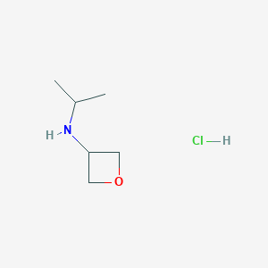 molecular formula C6H14ClNO B2409402 N-Isopropyloxetan-3-amine hydrochloride CAS No. 1955523-96-2