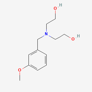 molecular formula C12H19NO3 B2409404 2-[(2-羟乙基)(3-甲氧基苄基)氨基]-1-乙醇 CAS No. 212770-56-4