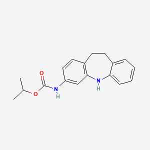 molecular formula C18H20N2O2 B2409461 propan-2-yl N-(6,11-dihydro-5H-benzo[b][1]benzazepin-2-yl)carbamate CAS No. 78816-59-8