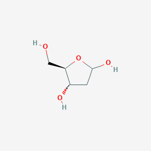 molecular formula C5H10O4 B2409462 2-脱氧-D-核糖呋喃糖 CAS No. 1831121-84-6; 533-67-5
