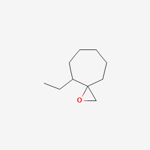 molecular formula C10H18O B2409482 4-Ethyl-1-oxaspiro[2.6]nonane CAS No. 1998358-95-4