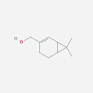 molecular formula C10H16O B024095 (7,7-二甲基双环[4.1.0]庚-2-烯-3-基)甲醇 CAS No. 6909-19-9
