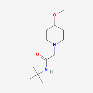 molecular formula C12H24N2O2 B2409561 N-(tert-butyl)-2-(4-methoxypiperidin-1-yl)acetamide CAS No. 2034606-96-5