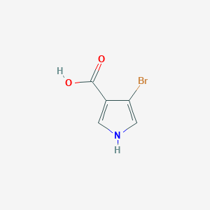 molecular formula C5H4BrNO2 B2409572 4-Bromo-1H-pyrrole-3-carboxylic acid CAS No. 1935342-06-5