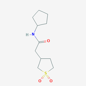 N-cyclopentyl-2-(1,1-dioxidotetrahydro-3-thienyl)acetamide
