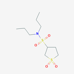 molecular formula C10H21NO4S2 B240964 N,N-dipropyltetrahydro-3-thiophenesulfonamide 1,1-dioxide 