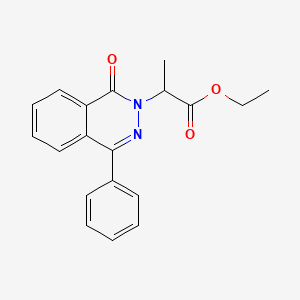 ethyl 2-[1-oxo-4-phenyl-2(1H)-phthalazinyl]propanoate