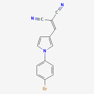 2-{[1-(4-bromophenyl)-1H-pyrrol-3-yl]methylene}malononitrile