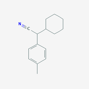 molecular formula C15H19N B240990 Cyclohexyl(4-methylphenyl)acetonitrile 