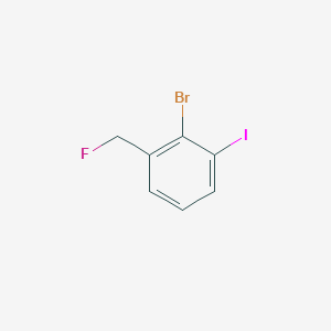 molecular formula C7H5BrFI B2409918 2-Bromo-3-iodobenzyl fluoride CAS No. 2244085-66-1