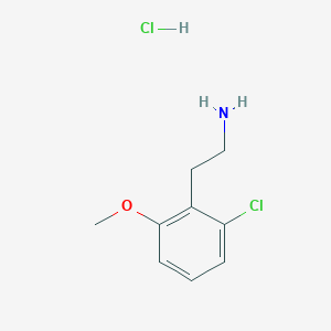 2-(2-Chloro-6-methoxyphenyl)ethanamine;hydrochloride