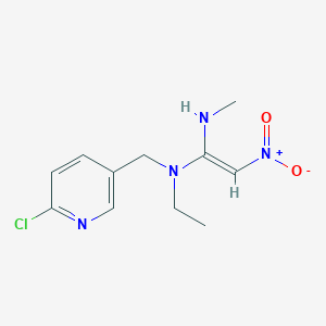molecular formula C11H15ClN4O2 B000241 Nitenpyram CAS No. 150824-47-8