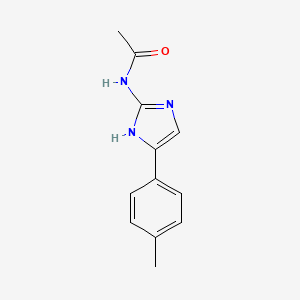 N-[5-(4-methylphenyl)-1H-imidazol-2-yl]acetamide