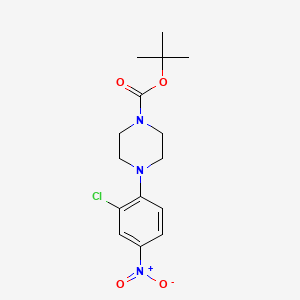 Tert-butyl 4-(2-chloro-4-nitrophenyl)piperazine-1-carboxylate