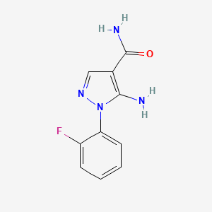 5-Amino-1-(2-fluorophenyl)-1h-pyrazole-4-carboxamide
