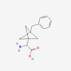 2-Amino-2-(3-benzyl-1-bicyclo[1.1.1]pentanyl)acetic acid