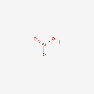 molecular formula ASHO3 B241011 Arsenenic acid CAS No. 10102-53-1