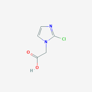 molecular formula C5H5ClN2O2 B2410123 2-(2-Chloroimidazol-1-yl)acetic acid CAS No. 1556171-79-9