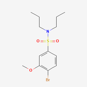 4-bromo-3-methoxy-N,N-dipropylbenzenesulfonamide