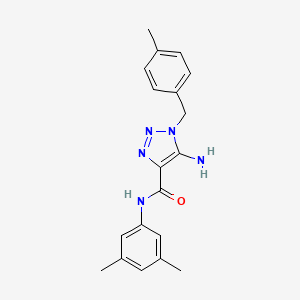 5-amino-N-(3,5-dimethylphenyl)-1-(4-methylbenzyl)-1H-1,2,3-triazole-4-carboxamide