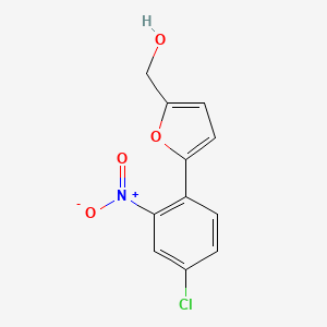 [5-(4-Chloro-2-nitrophenyl)furan-2-yl]methanol