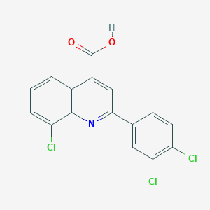 8-Chloro-2-(3,4-dichlorophenyl)quinoline-4-carboxylic acid