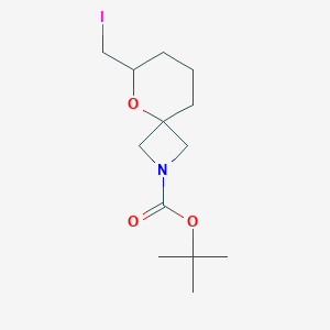 Tert-butyl 6-(iodomethyl)-5-oxa-2-azaspiro[3.5]nonane-2-carboxylate