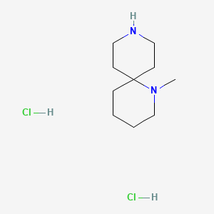 1-Methyl-1,9-diazaspiro[5.5]undecaneaminehydrochloride